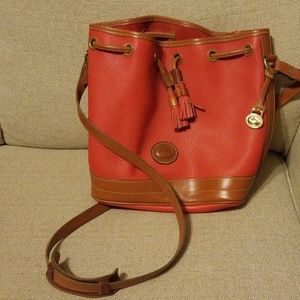 Gently Used Red Pebbled Leather Dooney & Bourke